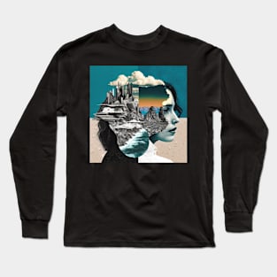 Surreal Collage #6 Long Sleeve T-Shirt